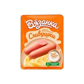 Сосиски Сливушки сливочные 450г Вязанка