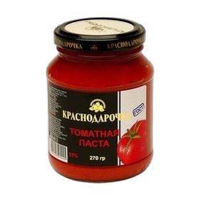 Томатная паста Краснодарочка 270г с/б