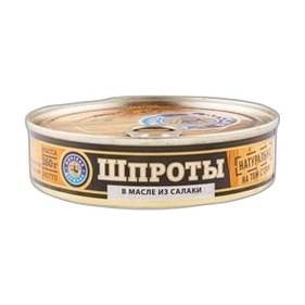 Шпроты в масле 160гр Морская Держава