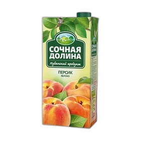 Нектар Сочная Долина Персик/яблоко 0,95л т/п