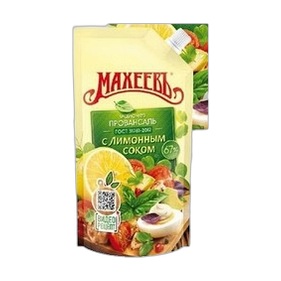 Майонез Махеев Провансаль с лимонным соком 800мл д/п