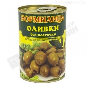 Оливки б/к 300мл ж/б ключ Кормилица