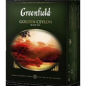 Чай Гринфилд Голден Цейлон черный 100пак