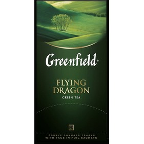 Чай Гринфилд зеленый Флаинг Драгон 25пак