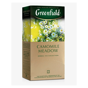 Чай Гринфилд Камомайл Медоу черный 25пак 50г