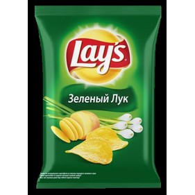 Чипсы Лейз зеленый лук 140г