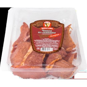 Чипсы из мяса свинины Острые с/к 100г ИП Михеенко